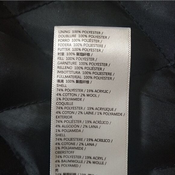 BDG Urban Outfitters purple black plaid warm jacket size S - Picture 8 of 9